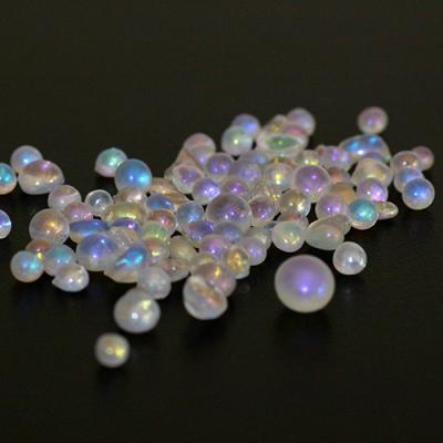 perles de verre décoratives irisées pour piscine